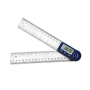 Règle d'angle numérique en acier inoxydable, 2 en 1, règle pour recherche, rapporteur numérique, électronique, 2-en-1, 0 — 200mm