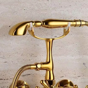 Vòi 3 Chiều Gắn Tường Mạ Vàng Hồng Mới Nhất - Product Image 6