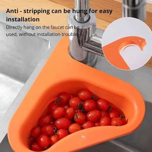 Newest Design Hanging <b>Plastic</b> Stainless Steel Cartoon Drain Basket in Kitchen Sink Large Capacity High Quality - Product Image 2