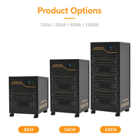 LANGTIAN LT-LCT-5V-noir-C Testeur de batterie 24 canaux 1000V 100A/200A/500A Analyseur de qualité des batteries et des cellules EV