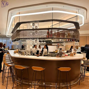 Ensemble <span class=keywords><strong>de</strong></span> comptoirs <span class=keywords><strong>de</strong></span> bar modernes <span class=keywords><strong>de</strong></span> haute qualité, sur mesure, <span class=keywords><strong>de</strong></span> forme ovale et <span class=keywords><strong>de</strong></span> grande taille, pour <span class=keywords><strong>la</strong></span> restauration et l'hôtellerie, pour <span class=keywords><strong>le</strong></span> service <span class=keywords><strong>de</strong></span> nourriture et <span class=keywords><strong>de</strong></span> boissons - Product Image 1