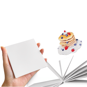 Bloc de papier aquarelle professionnel 24 feuilles 110 g/m² pour dessin et croquis, couverture rigide, reliure spirale supérieure - Product Image 1