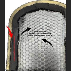 Raquette de pickleball <span class=keywords><strong>Holbrook</strong></span> ARMA Edgeless, fil de titane sans bordure, nid d'abeille différentié pressé à chaud, entraînement 16 mm/14 mm - Product Image 3