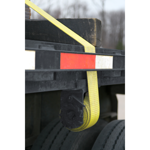 Verricello a bullone portatile da 4 pollici di alta qualità all'ingrosso argano a fettuccia a letto piatto per l'ancoraggio del carico del camion - Product Image 3