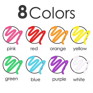 Marcadores de tiza de colores vibrantes directos de fábrica, pluma de tiza líquida de punta fina lavable no tóxica de 3mm a granel para niños, pizarra blanca, ventanas - Product Image 6