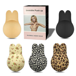 Vente chaude Invisible Adhésif <span class=keywords><strong>Silicone</strong></span> <span class=keywords><strong>Soutien</strong></span>-<span class=keywords><strong>Gorge</strong></span> Lifting Du Sein Mamelon Couverture Lapin Oreille Coussinets Dos Nu Sans Bretelles Push up <span class=keywords><strong>Soutien</strong></span>-<span class=keywords><strong>Gorge</strong></span> - Product Image 5