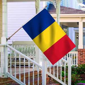 Custom Flags Printing Screen 100% Polyester 3x5ft Romania National Flag Country <b>Banner</b> for Outdoor Events and <b>Party</b> Decorations - Product Image 3