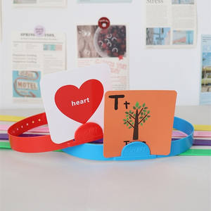 6 couleurs Jeu éducatif et cognitif 'Devine qui je suis' Bandeaux en plastique pour activité linguistique en classe, Noël, besoins spéciaux - Product Image 1