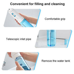 Carepik OEM IPX7 Negro 200ml <span class=keywords><strong>Irrigador</strong></span> Bucal Dental Roman Mini Pro, <span class=keywords><strong>Irrigador</strong></span> de Agua con Logotipo, Máquina de Curvado Redondo, Proveedor Chino - Product Image 5