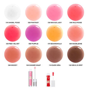 Logotipo personalizado Magic Color Plumping Fruit Lip Oil Luxury Clear Hidratante <span class=keywords><strong>Grasa</strong></span> Lip Oil Bálsamo Vegano Maquillaje Plumper Lip Oil - Product Image 6