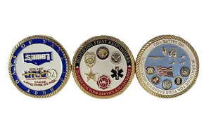 Cheap Price Custom Logo Challenge Coin Soft Enamel 2D 3D Die Casting Challenge Coin Display