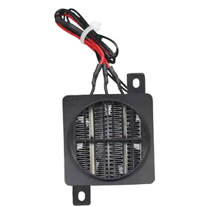 Elemento aquecedor com ventilador PTC, aquecedor com ventilador termostático para ovos, 250 W, 220 V, 12 V DC, incubadora com ventilador