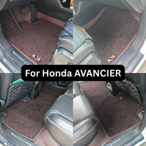 5D 7D กันลื่นกันน้ำสำหรับรถยนต์ฮอนด้าพรมปูพื้นรถยนต์แผ่นหนังพีวีซีหรูหราปรับแต่งได้ทุกสภาพอากาศ - Product Image 4