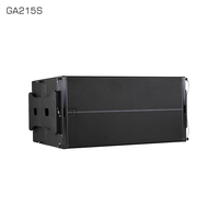 Subwoofer GA215S Dual de 15 Pulgadas y 4 Ohmios de Baja Frecuencia, 2600W de Potencia Máxima, Altavoz de Bajos para Clubes, Escenarios, Alquiler y Eventos