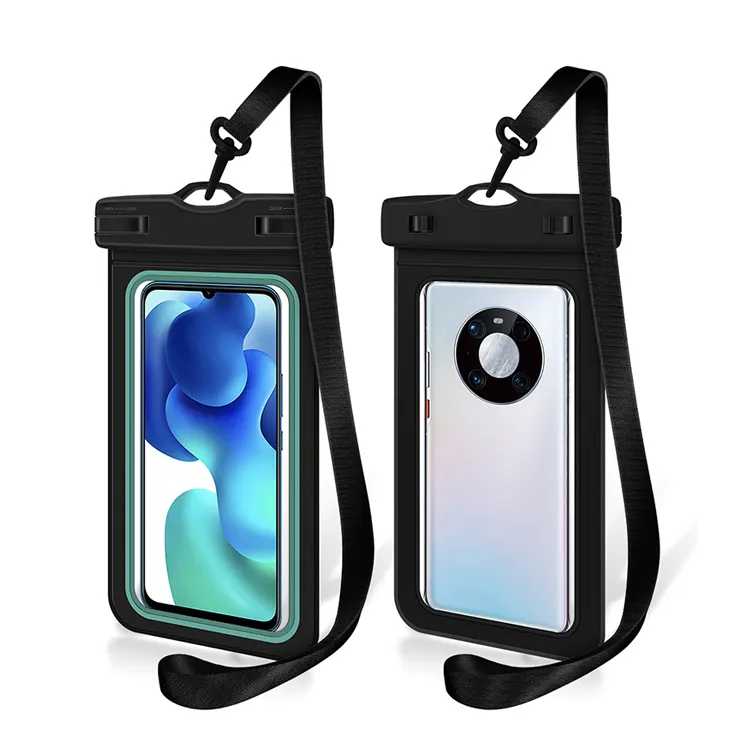 Evrensel su geçirmez telefon kılıfı açık spor cep telefonu kuru çanta iPhone için kılıf Samsung