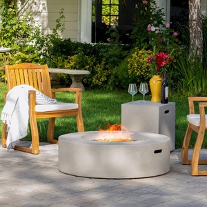 Commercio all'ingrosso portatile outdoor buca per il fuoco di gas stereo camino - Product Image 1