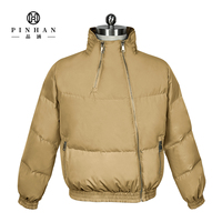 Veste d'hiver personnalisée pour hommes, vente en gros, veste isolée respirante, veste matelassée courte