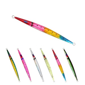 Haute qualité <span class=keywords><strong>eau</strong></span> salée 160g/210g coulée lumineuse métal jigging leurre pas lent naufrage pêche métal gabarit leurre appât - Product Image 6