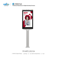 Totem LED Display Digital Iklan Luar Ruangan Dua Sisi P3 P4 P5 Light Box Mupi