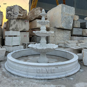 BLVE a grandezza naturale intagliato a mano <span class=keywords><strong>Villa</strong></span> interna europea fontana da giardino in pietra naturale marmo bianco fontana d'acqua - Product Image 3