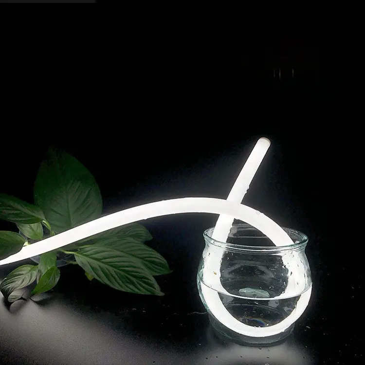Неоновая 360 градусов круглая Гибкая силиконовая неоновая полоса произвольное моделирование Гибкая неоновая Светодиодная гибкая светодиодная лента