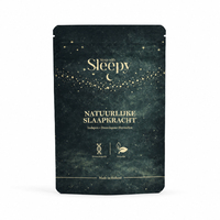 Sachets Mylar Personnalisés à Impression Couleur Intégrale, Film Doux au Toucher, avec Fermeture Velcro Refermable pour Capsules de Sommeil