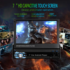 TOPSOURCE-Lecteur MP5 Android pour voiture, navigation GPS intégrée, prise en charge par USB/TF/FM, modèle 9601A, 7 pouces 1 DIN - Product Image 2