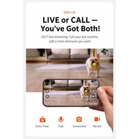 Distributeur automatique de nourriture pour animaux de compagnie intelligent WiFi 6,5 L, contrôle à distance par application, programmable, pour chat et chien, pour la maison