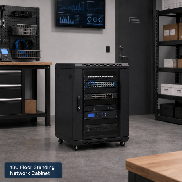 Customization Server Rack 18U Indoor Metal Network Cabinets Data Center Server Rack