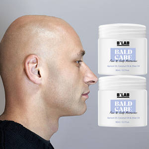 Nouveautés : Crème capillaire pour hommes pour le soin des têtes chauves, hydratant capillaire Everyady, soin du cuir chevelu, fini mat, sans gras, crème végane pour le soin des têtes chauves - Product Image 1