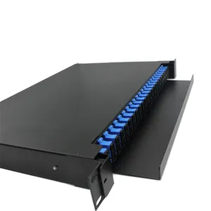 1U, 2U, 3U, 19 INCH 24 48 CORE FIBER PATCH PANEL 12 PORT FIBER OPTIC PATCH PANEL SC DUPLEX