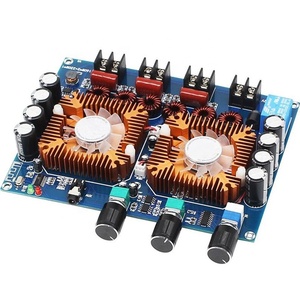 Placa amplificadora Digital de alta potencia 2,1, nivel de fiebre, 2*160W + 200W, Subwoofer para interruptores de Audio <span class=keywords><strong>Bluetooth</strong></span> - Product Image 5