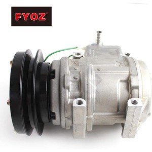 Compresor de Aire Acondicionado A/C 24V 10PA15C 20Y9793111 4210731221 para Excavadora Komatsu PC160 PC180 PC200 PC220 PC290 PC340 <span class=keywords><strong>D275AX</strong></span>-<span class=keywords><strong>5E0</strong></span> - Product Image 3