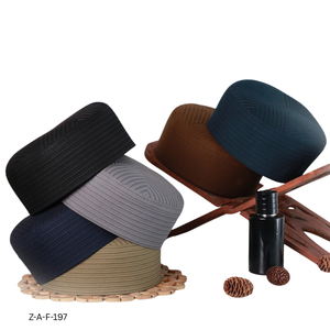 Casquette musulmane pour adultes Design traditionnel Casquette islamique ZAF 2025 Custom Elegant Stitch Work Prayer Topi - Product Image 4