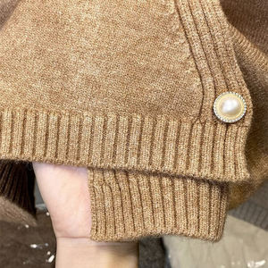 Vente en gros Automne Décontracté Débardeur tricoté Col en V Vêtements pour femmes Top Chandails Solide <span class=keywords><strong>Sans</strong></span> manches Femmes Chandail Gilet Cardigan - Product Image 6