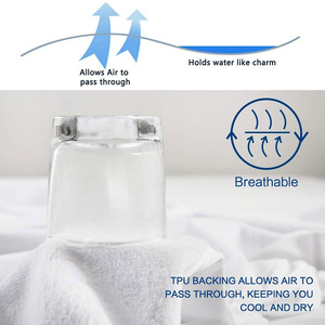 Protector de Colchón de Punto Impermeable Hipoalergénico de Primera Calidad, Estilo Toalla de Rizo, Sábana Ajustable para el Cuidado de Ancianos en el Hogar - Product Image 3