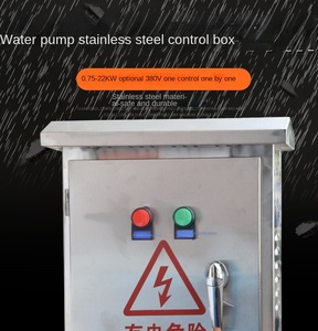 Inversor de frecuencia de acero inoxidable de 380V, controlador de bomba dúplex Variable, gabinete, equipo de distribución de energía - Product Image 3