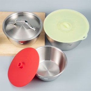 DFU143 Hot Selling Vegetable Food <b>Storage</b> Container <b>Egg</b> Beat Salad Bowl Save Space <b>Storage</b> Stainless Steel Mixing Bowl - Product Image 3