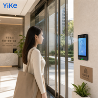 Dispositif de contrôle d'accès et de pointage des heures par reconnaissance faciale à lumière visible, empreinte digitale et RFID, avec Wi-Fi et logiciel de gestion cloud
