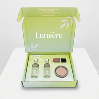 Boîte d'expédition personnalisée avec logo, insert en carton, boîte cadeau de luxe double face en carton ondulé pour bougies, cosmétiques, parfums, petit MOQ