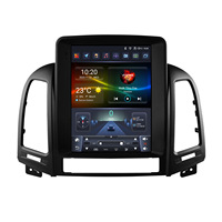 Autoradio Android vertical CARUPEZ 9,7 pouces pour Hyundai Santa Fe 2 2006-2012, navigation GPS, DSP, caméra de recul, CarPlay sans fil