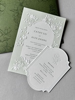 Cartes et enveloppes personnalisées de luxe en gros, estampillées à chaud et gaufrées pour toutes les occasions