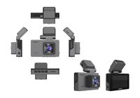 Caméra de tableau de bord double 4K avant et arrière, enregistreur ADAS, assistance à la conduite, stationnement 24h/24, écran IPS 3,4 pouces, WiFi, GPS A9