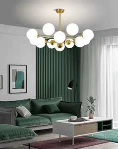 E27 Nordic in ferro ristorante oro <span class=keywords><strong>lampadario</strong></span> di vetro lampada a sfera a Led creativo <span class=keywords><strong>lampadario</strong></span> a sospensione lampada a sospensione - Product Image 4