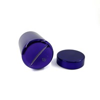 Portable Violet Biscuit Scellé Café Peut Protéine Poudre Bouteille Ronde En Plastique Étanche Emballage Alimentaire Pot