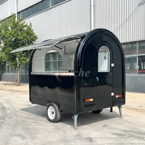 Camion de restauration mobile mini 2,2 m conforme aux normes européennes, chariot de vente ambulante personnalisé pour barbecue et snacks - Product Image 5