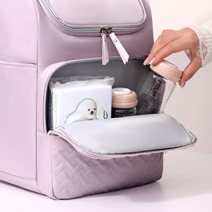 Bolsa de Pañales de Gran Capacidad, Tejida en Tela Oxford de Alta Calidad, Resistente a Salpicaduras, Práctica para Uso Diario, Mochila de Maternidad - Product Image 5