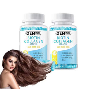 Complément alimentaire pour cheveux au collagène, gummies à la biotine, gummies au collagène avec biotine et vitamine C, fourni par l'usine - Product Image 5