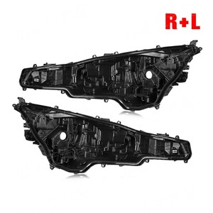 Couverture arrière de phare pour Toyota Corolla 2019-2021, lentille en plastique noir, côté gauche - Product Image 5