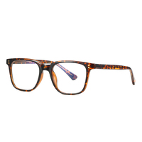 Montura Óptica Clásica Vintage Cuadrada de Acetato Ligera, Moderna, Chic y Minimalista para Mujeres y Hombres, para Uso Diario en la Oficina y el Trabajo